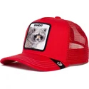 cappellino-trucker-rosso-per-bambino-procione-sticky-bandit-the-farm-di-goorin-bros