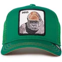 berretto-trucker-verde-per-bambino-gorilla-boss-shot-caller-the-farm-di-goorin-bros