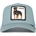 goorin-bros-rottweiler-dog-bad-boy-truckin-the-farm-blue-trucker-hat