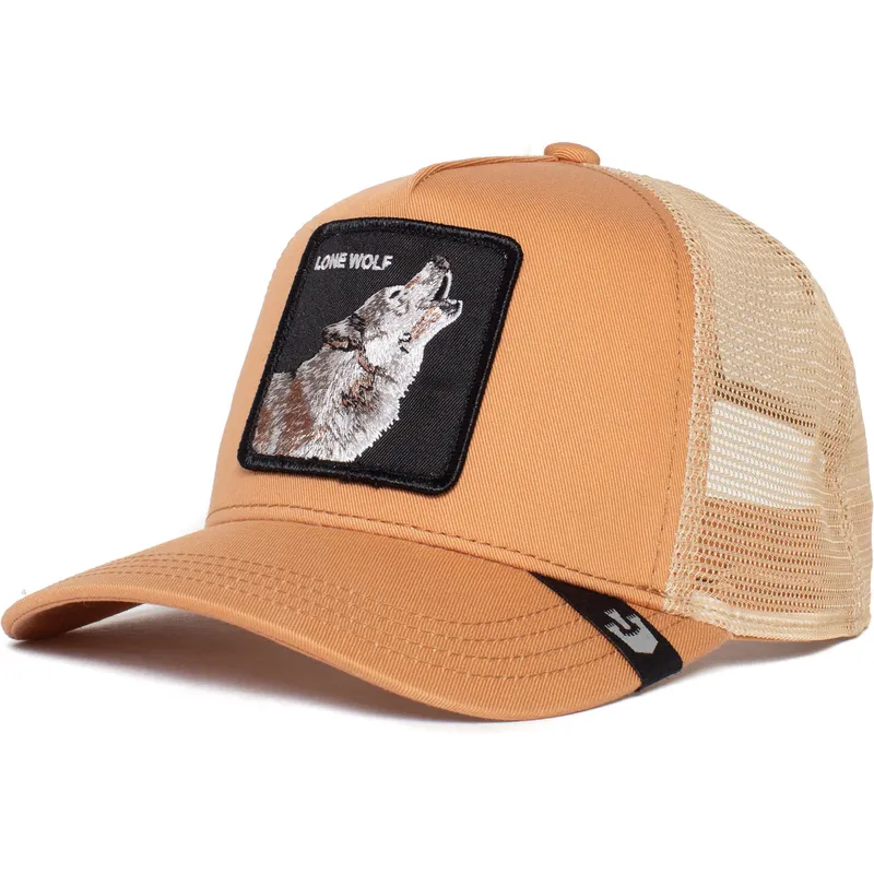 cappellino-trucker-arancione-lupo-lone-wolf-truckin-the-farm-di-goorin-bros