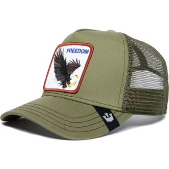 Goorin Bros. Eagle Freedom The Farm Green Trucker Hat