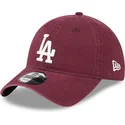 cappellino-curvo-granata-regolabile-9twenty-league-essential-dei-los-angeles-dodgers-mlb-di-new-era