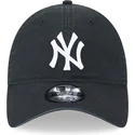 verstellbare-schwarze-9twenty-league-essential-kappe-der-new-york-yankees-mlb-von-new-era