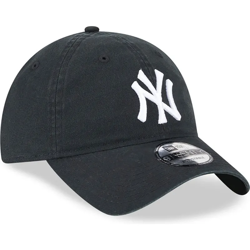 cappelli-curva-nero-cinghia-regolabile-9twenty-league-essential-dei-new-york-yankees-mlb-di-new-era