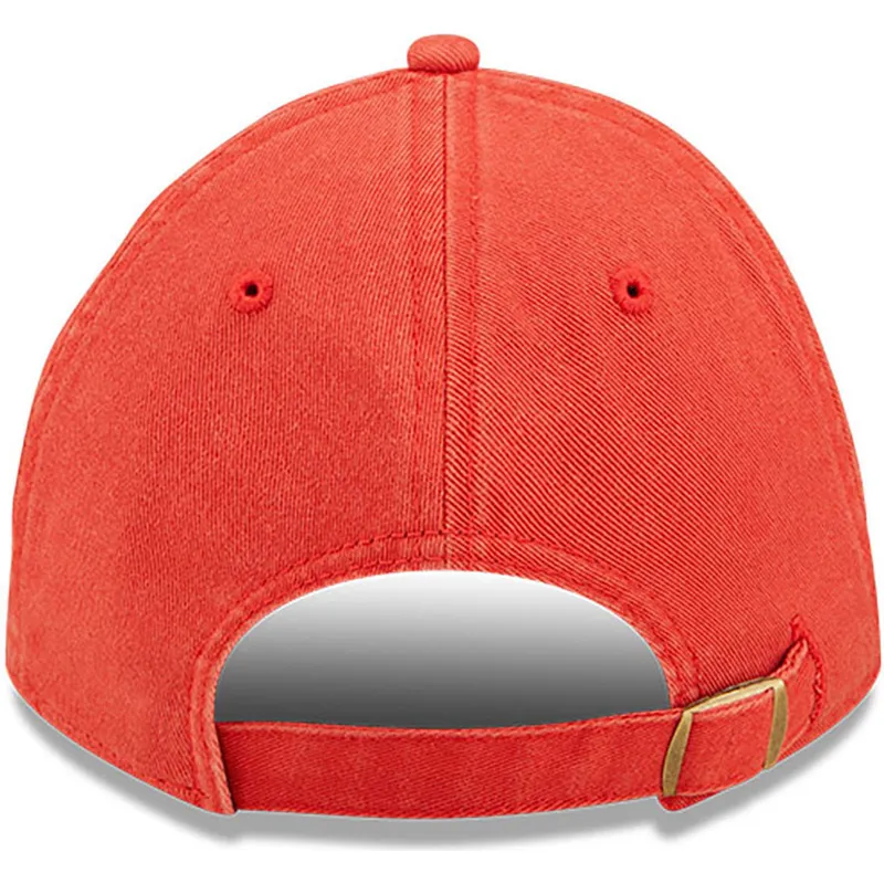 cappelli-curva-rosso-cinghia-regolabile-negro-9twenty-league-essential-dei-new-york-yankees-mlb-di-new-era