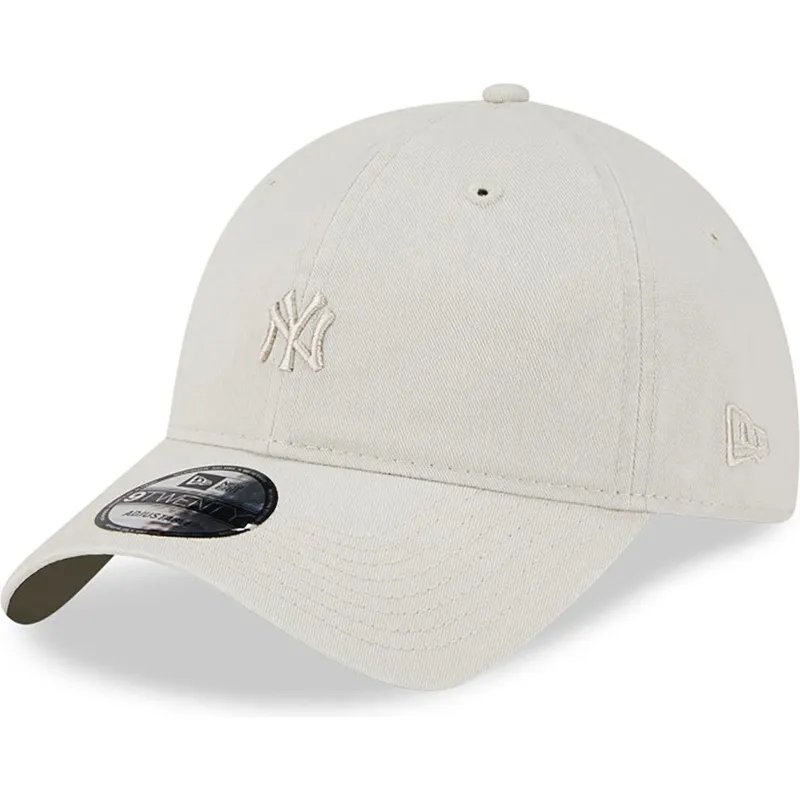 cappelli-curva-beige-cinghia-regolabile-9twenty-mini-dei-new-york-yankees-mlb-di-new-era