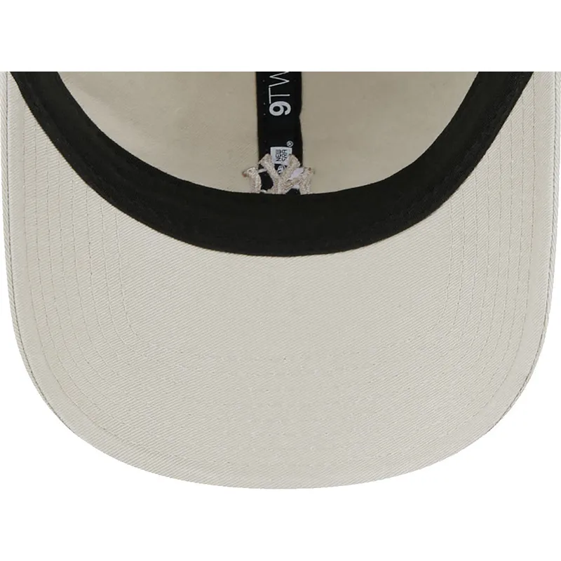 mutzen-gebogen-beige-verstellbares-band-9twenty-mini-der-new-york-yankees-mlb-von-new-era