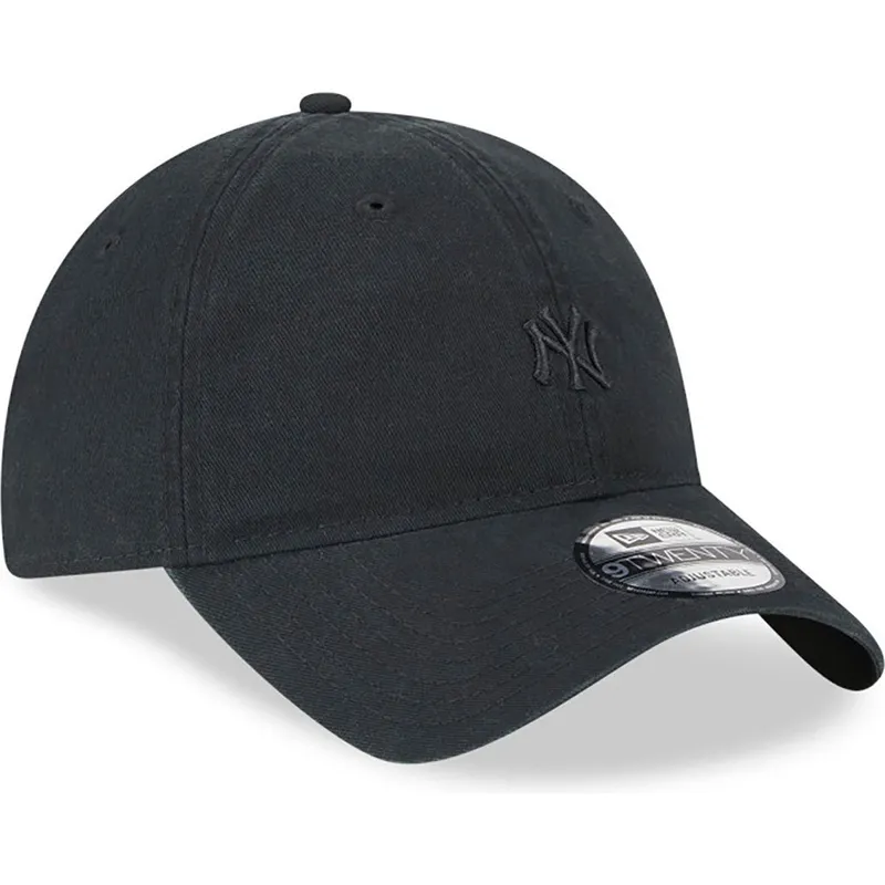 mutzen-gebogen-schwarz-verstellbares-band-9twenty-mini-der-new-york-yankees-mlb-von-new-era