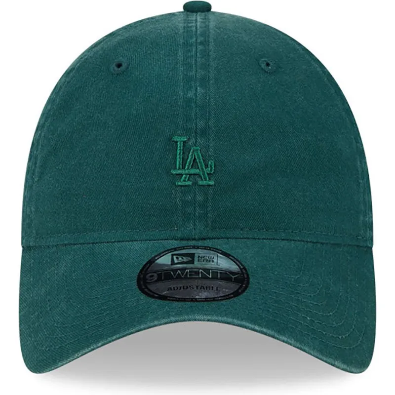 mutzen-gebogen-grun-verstellbares-band-9twenty-mini-der-los-angeles-dodgers-mlb-von-new-era