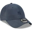 cappelli-curva-blu-marino-cinghia-regolabile-9forty-millerain-dei-new-york-yankees-mlb-di-new-era