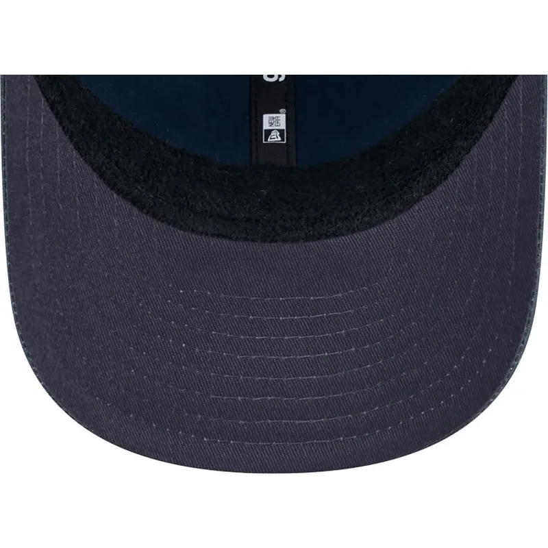 mutzen-gebogen-marineblau-verstellbares-band-9forty-millerain-der-new-york-yankees-mlb-von-new-era