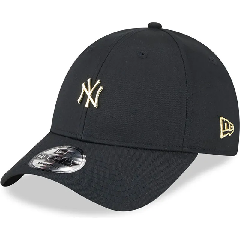 cappelli-curva-nero-cinghia-regolabile-9forty-pin-dei-new-york-yankees-mlb-di-new-era