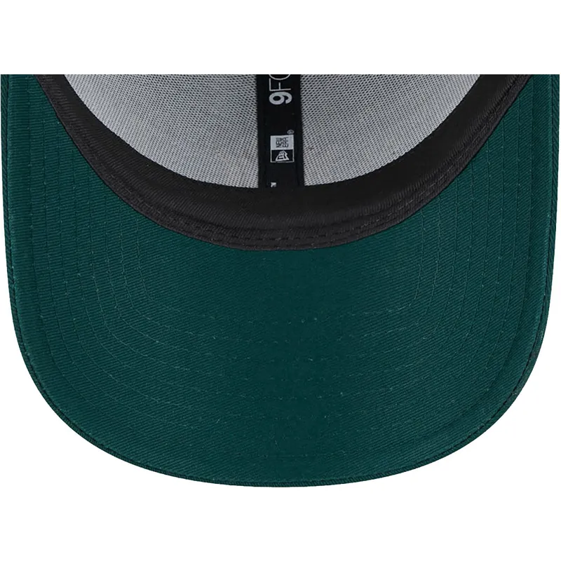 cappelli-curva-verde-cinghia-regolabile-9forty-check-infill-dei-new-york-yankees-mlb-di-new-era