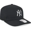 mutzen-gebogen-schwarz-snapback-a-frame-foil-pack-der-new-york-yankees-mlb-von-new-era
