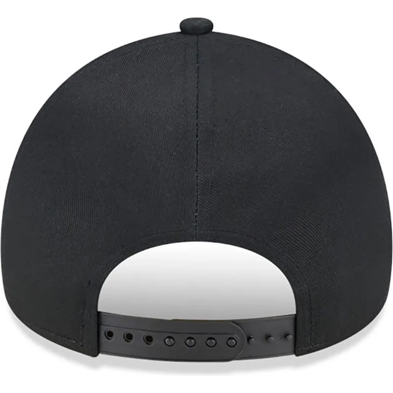 cappellino-visiera-curva-nero-snapback-a-frame-foil-pack-di-chicago-bulls-nba-di-new-era