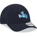 new-era-9forty-repreve-verstellbare-dunkelblaue-kinder-dinosaurier-kappe-mit-gebogenem-schirm