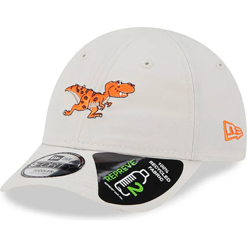 cappelli-curva-beige-cinghia-regolabile-per-bambino-9forty-di-new-era