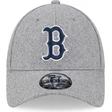 cappellino-grigio-regolabile-con-visiera-curva-e-logo-blu-9forty-essential-melton-wool-dei-boston-red-sox-mlb-di-new-era