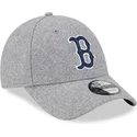 cappellino-curvo-grigio-regolabile-con-logo-blu-9forty-essential-melton-wool-dei-boston-red-sox-mlb-di-new-era