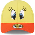 gorra-curva-amarilla-y-naranja-ajustable-para-nino-9forty-de-piolin-looney-tunes-de-new-era