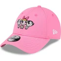 casquette-courbee-rose-ajustable-pour-enfant-9forty-belle-bulle-et-rebelle-les-supers-nanas-new-era