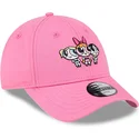 cappelli-curva-rosa-cinghia-regolabile-per-bambino-9forty-dei-petalo-burbuja-y-cactus-las-supernenas-di-new-era