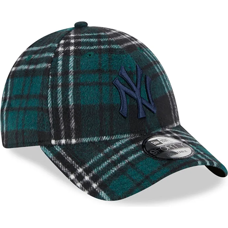 mutzen-gebogen-grun-verstellbares-band-9forty-check-der-new-york-yankees-mlb-von-new-era mutzen-gebogen-grun-verstellbares-band-9forty-check-der-new-york-yankees-mlb-von-new-era