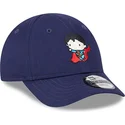 cappello-curvo-blu-regolabile-per-bambino-9forty-di-superman-dc-comics-di-new-era