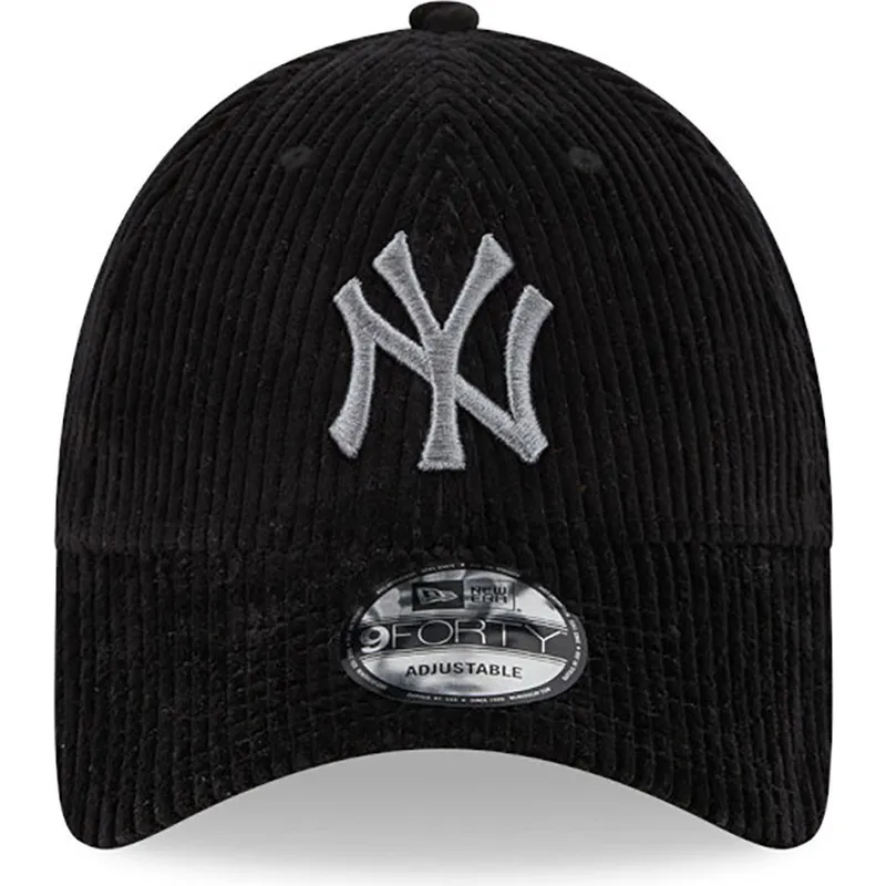 cappelli-curva-nero-cinghia-regolabile-9forty-wide-cord-dei-new-york-yankees-mlb-di-new-era