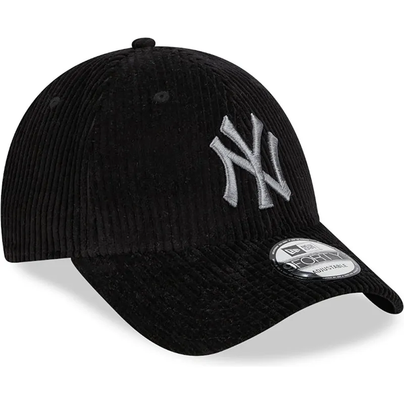 cappelli-curva-nero-cinghia-regolabile-9forty-wide-cord-dei-new-york-yankees-mlb-di-new-era