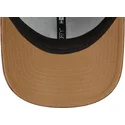 cappelli-curva-marrone-cinghia-regolabile-9forty-flannel-dei-los-angeles-dodgers-mlb-di-new-era