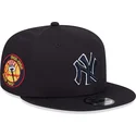cappello-piatto-blu-navy-snapback-con-logo-blu-navy-9fifty-side-patch-script-dei-new-york-yankees-mlb-di-new-era