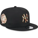 gorra-plana-negra-snapback-con-logo-marron-9fifty-seasonal-infill-de-new-york-yankees-mlb-de-new-era