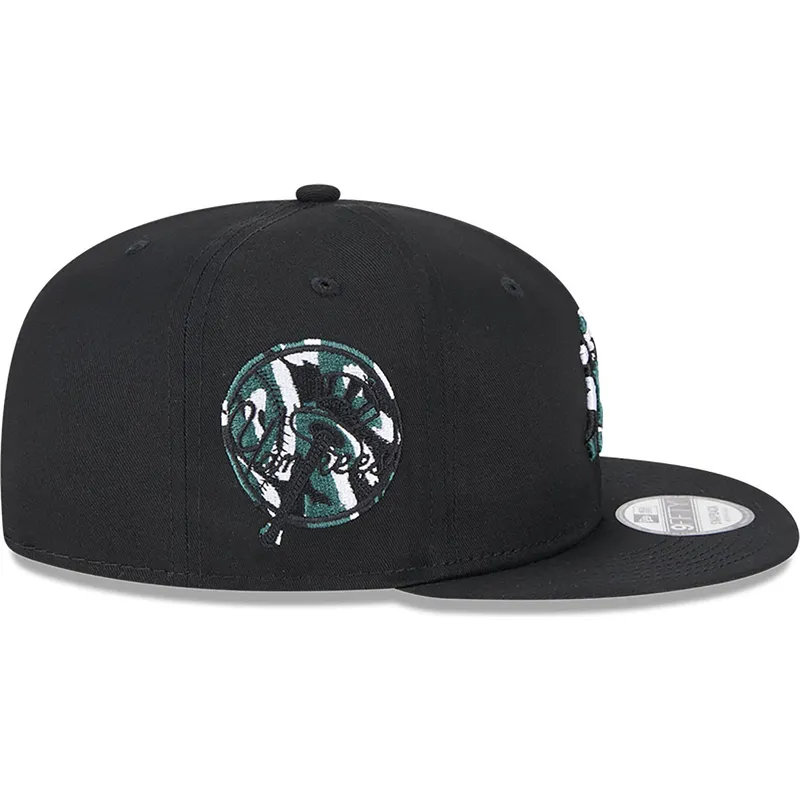 cappelli-piatta-nero-snapback-9fifty-seasonal-infill-dei-new-york-yankees-mlb-di-new-era