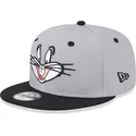 cappelli-piatta-grigio-snapback-9fifty-dei-bugs-bunny-looney-tunes-di-new-era