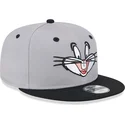 cappelli-piatta-grigio-snapback-9fifty-dei-bugs-bunny-looney-tunes-di-new-era