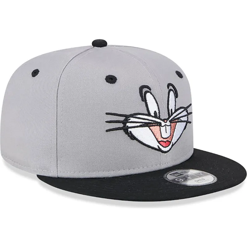 mutzen-flach-grau-snapback-9fifty-der-bugs-bunny-looney-tunes-von-new-era