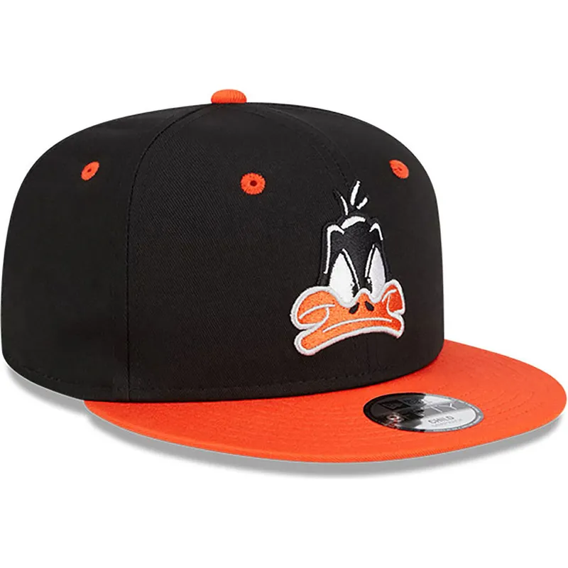 cappelli-piatta-nero-snapback-9fifty-dei-pato-lucas-looney-tunes-di-new-era