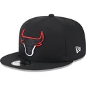 cappellino-nero-a-visiera-piatta-snapback-9fifty-split-logo-dei-chicago-bulls-nba-di-new-era