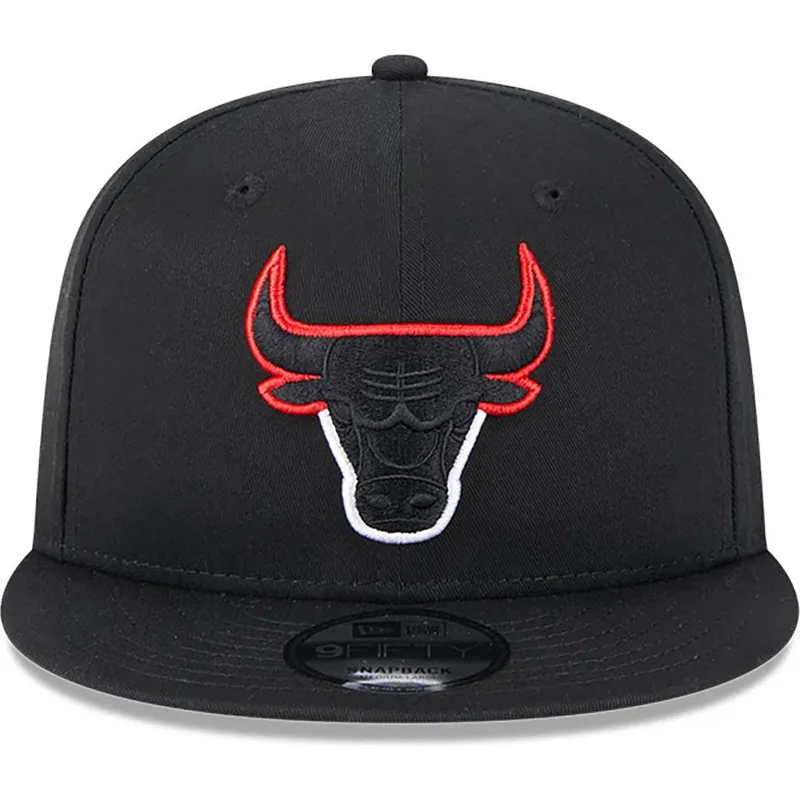 cappelli-piatta-nero-snapback-9fifty-split-dei-chicago-bulls-nba-di-new-era