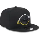cappelli-piatta-nero-snapback-9fifty-split-dei-los-angeles-lakers-nba-di-new-era