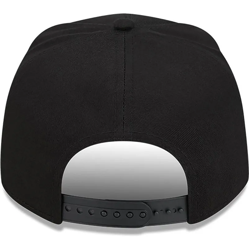 cappelli-curva-nero-snapback-a-frame-patch-dei-new-york-yankees-mlb-di-new-era