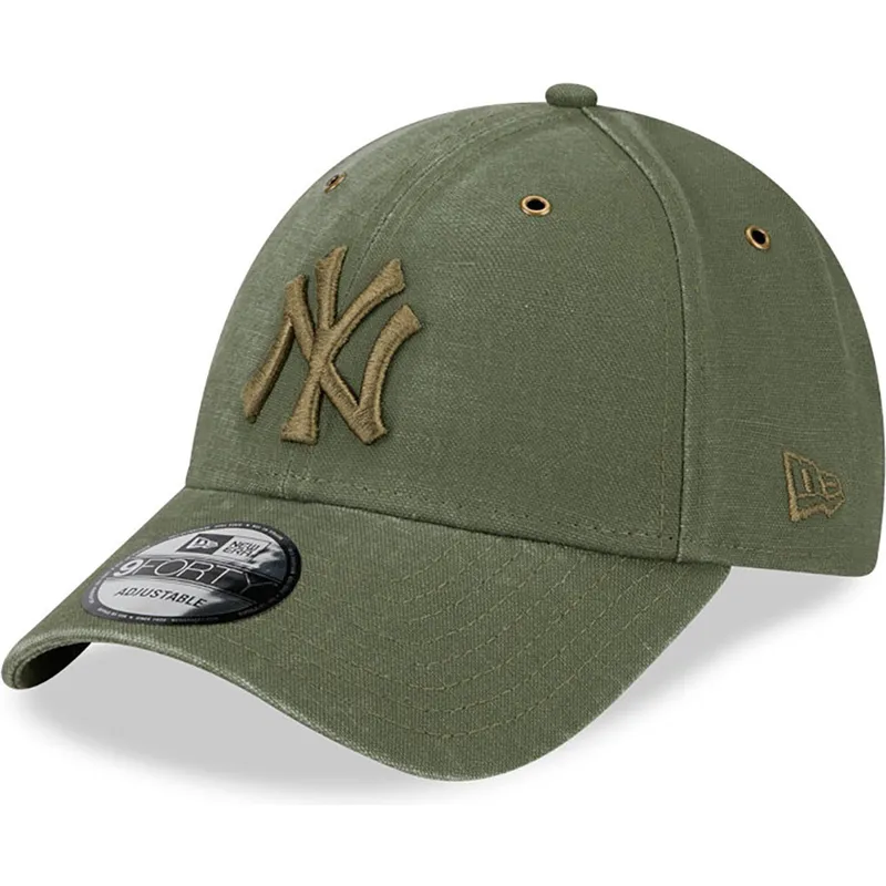 cappelli-curva-verde-cinghia-regolabile-9forty-washed-canvas-dei-new-york-yankees-mlb-di-new-era cappelli-curva-verde-cinghia-regolabile-9forty-washed-canvas-dei-new-york-yankees-mlb-di-new-era