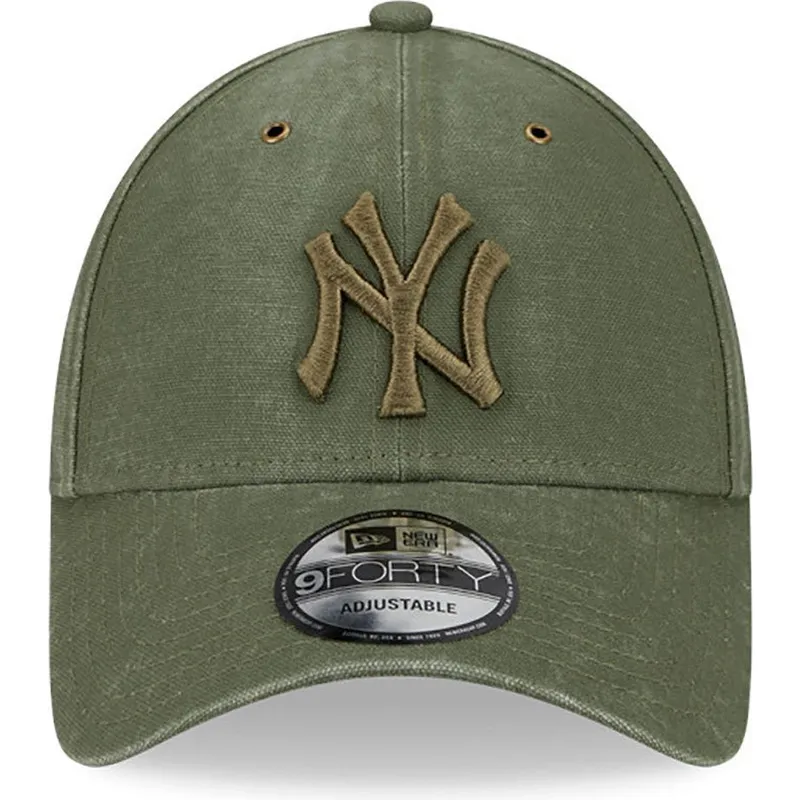 cappelli-curva-verde-cinghia-regolabile-9forty-washed-canvas-dei-new-york-yankees-mlb-di-new-era cappelli-curva-verde-cinghia-regolabile-9forty-washed-canvas-dei-new-york-yankees-mlb-di-new-era