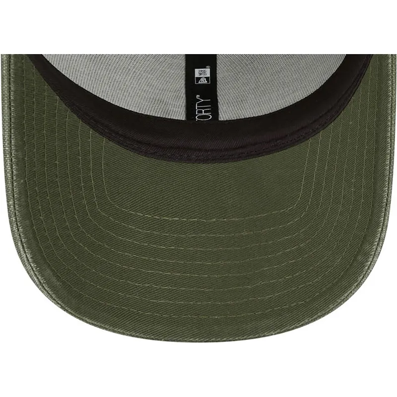 mutzen-gebogen-grun-verstellbares-band-9forty-washed-canvas-der-new-york-yankees-mlb-von-new-era
