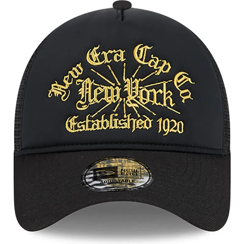 cappelli-curva-nero-snapback-a-frame-di-new-era