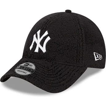 gorra-curva-negra-ajustable-9forty-teddy-de-new-york-yankees-mlb-de-new-era