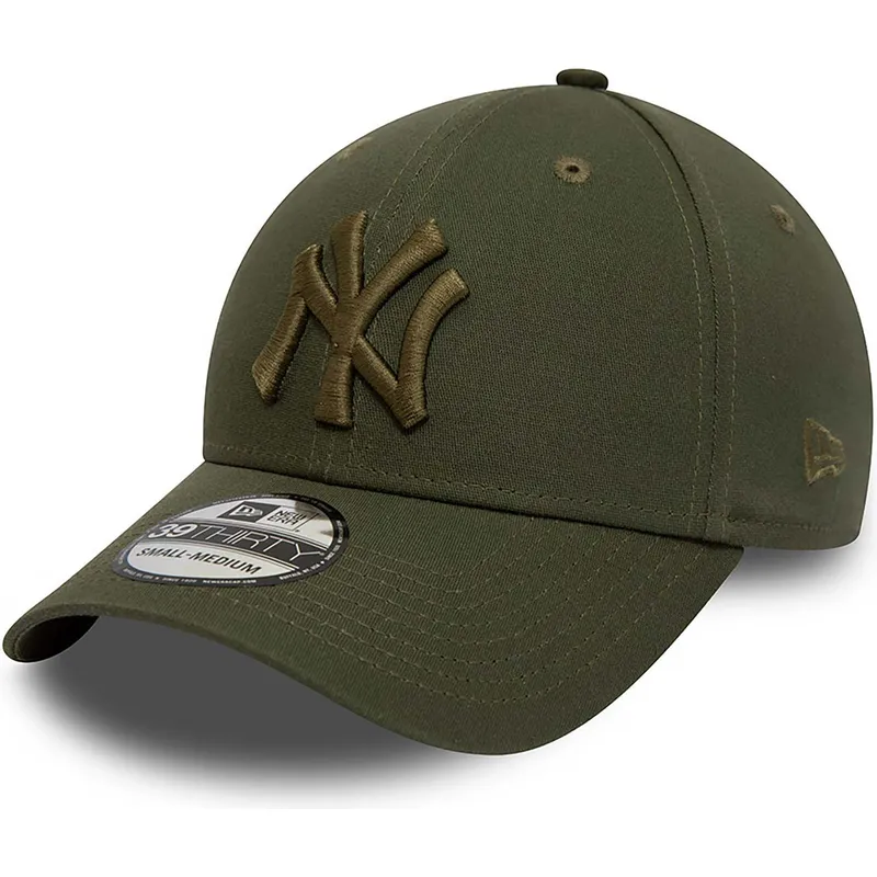 new-era-new-york-yankees-mlb-39thirty-league-essential-gron-buet-cap-med-justerbart-fit-og-gront-logo