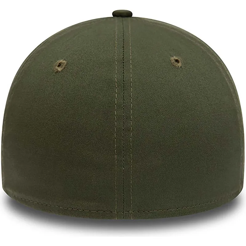 cappellino-curvo-verde-regolabile-con-logo-verde-39thirty-league-essential-dei-new-york-yankees-mlb-di-new-era