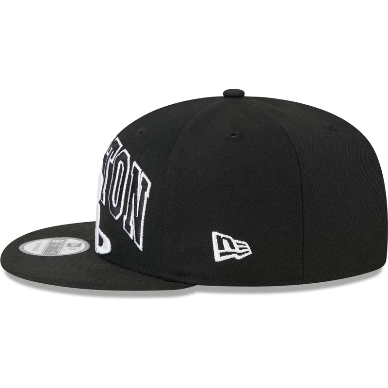 svart-platt-snapback-keps-9fifty-tip-off-2023-houston-rockets-nba-fran-new-era
